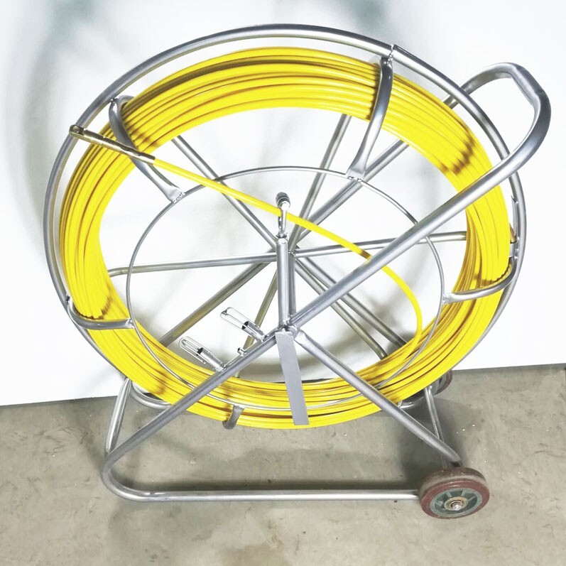 Fish Tape Fiberglass Wire Cable Running Rod Duct Rodder Fishtape Puller 10mm 492