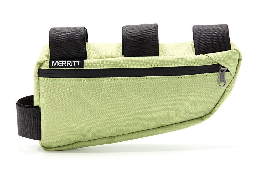 MERRITT CORNER POCKET BAG XL BICYCLE FRAME BAG - SEA FOAM GREEN