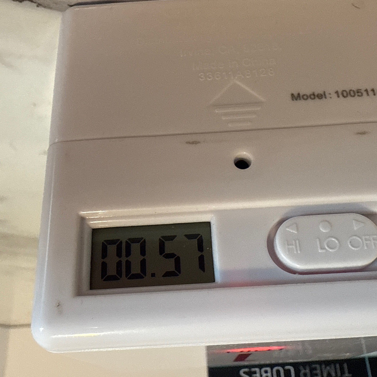 Sharper Image Digital Timer Two Piece Timer Cubes Flip to Desired Time 2 Cubes
