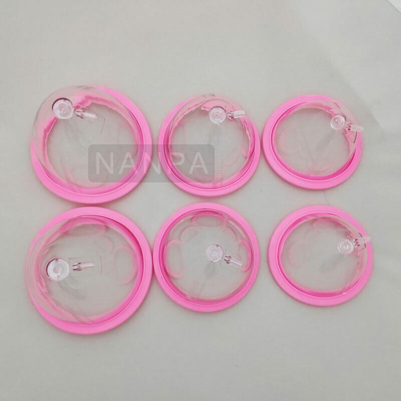 3 Sizes Plastic Breast Cup With Rubber Replcement For Breast Enlargement Machine