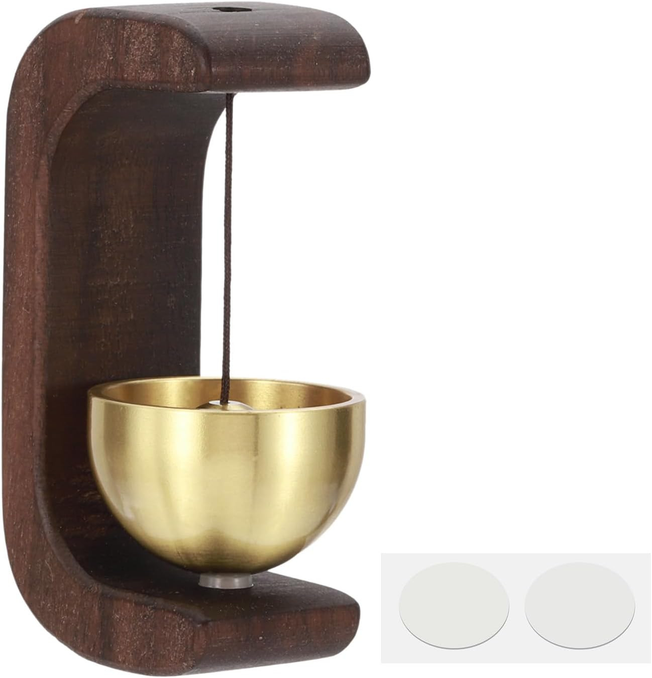 PATIKIL Shopkeepers Bell, Wood Door Chime Hanging Magnetic Door Bell Jingle Bell
