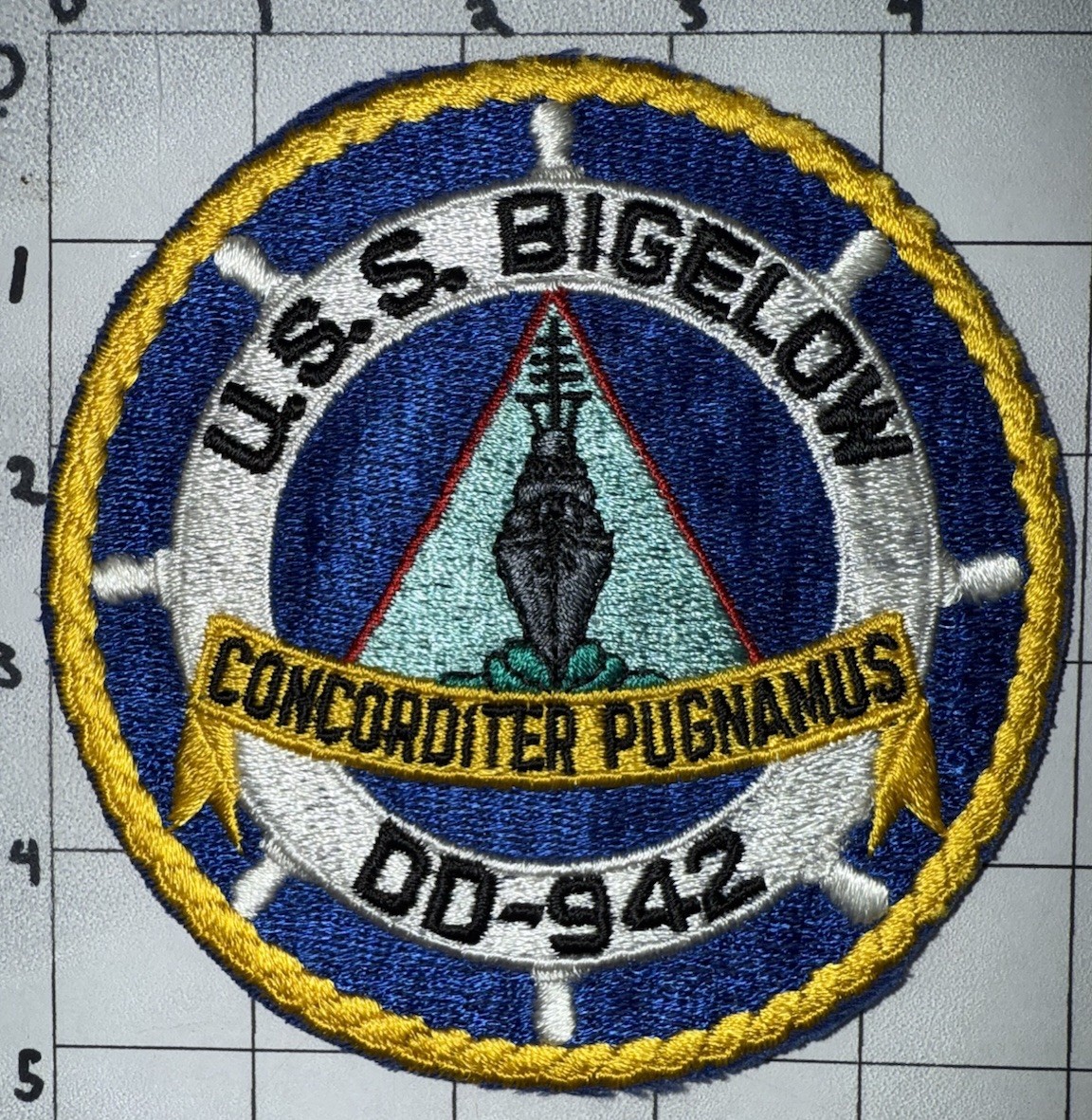 1970s - 1980s USN USS Bigelow DD-942 Patch (23