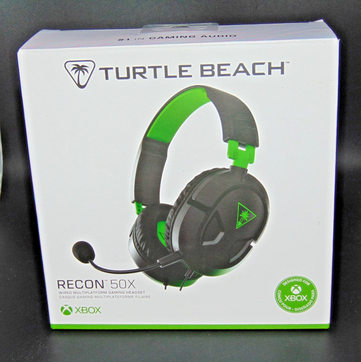 Turtle Beach Recon 50X Xbox Wired Headset Black/Green - OPEN BOX