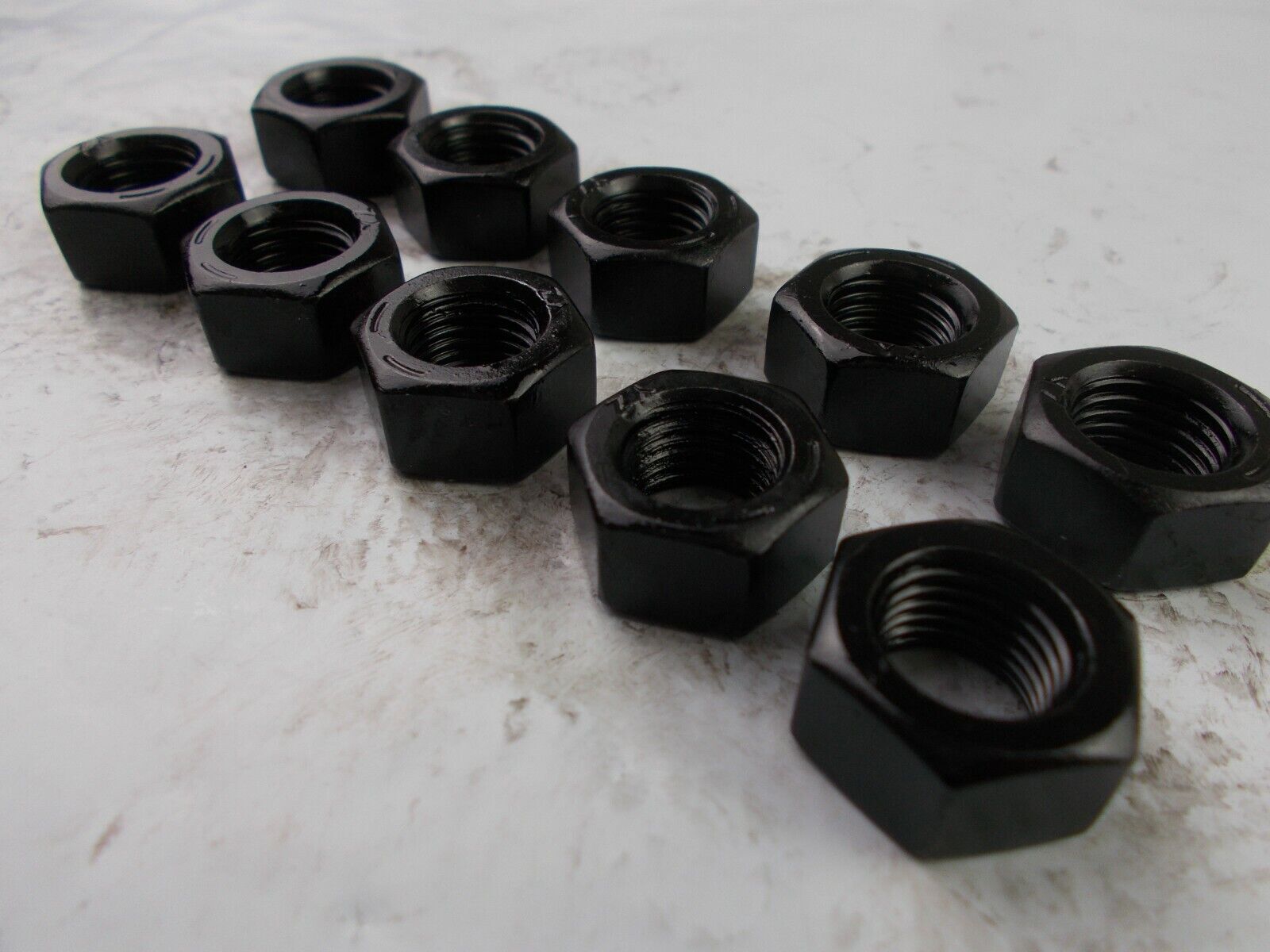 Hex Nut 7/16" - 20 Fine Thread "10 Nuts" Grade 8 7/16-20
