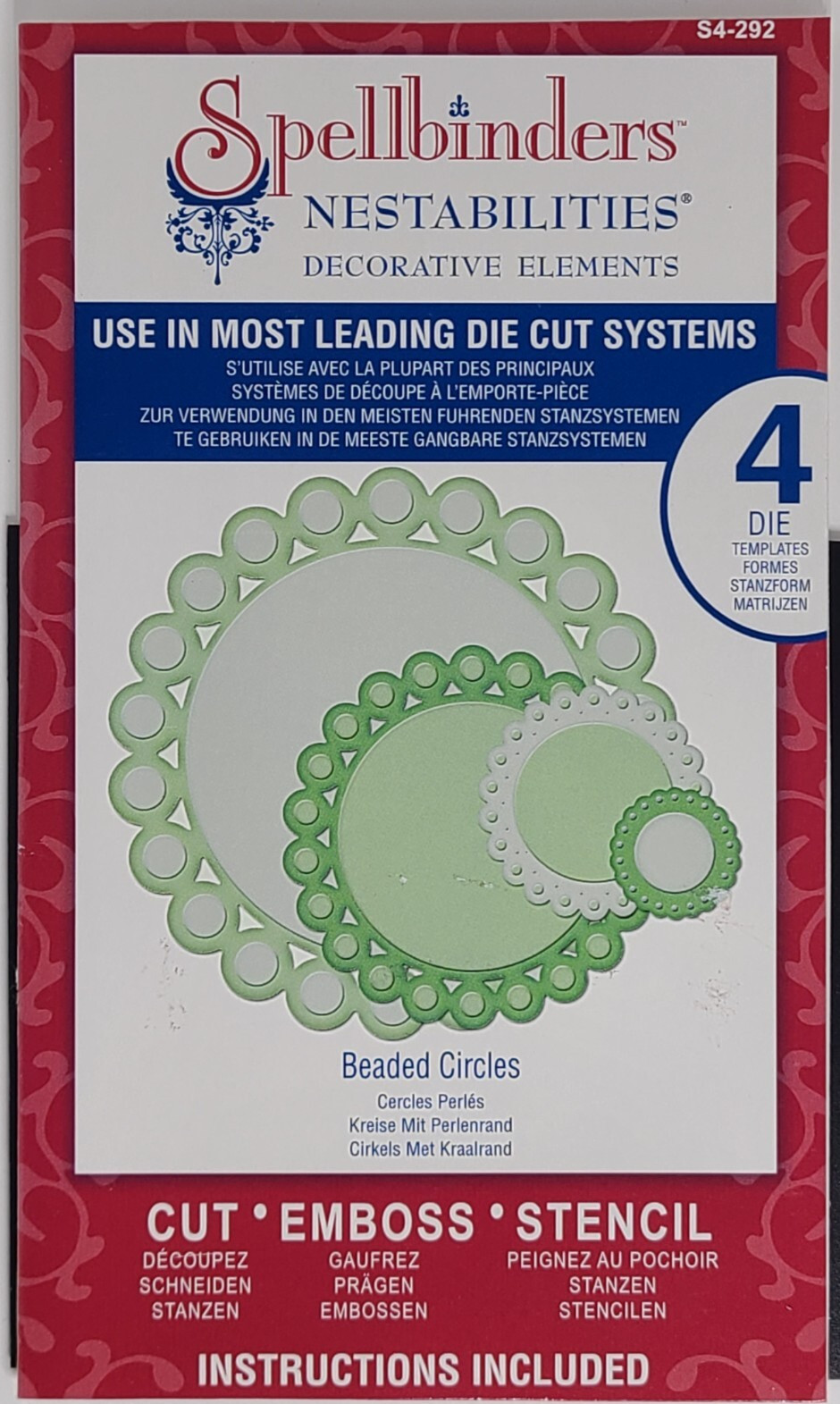 Spellbinders Nestabilities Beaded Circles Die
