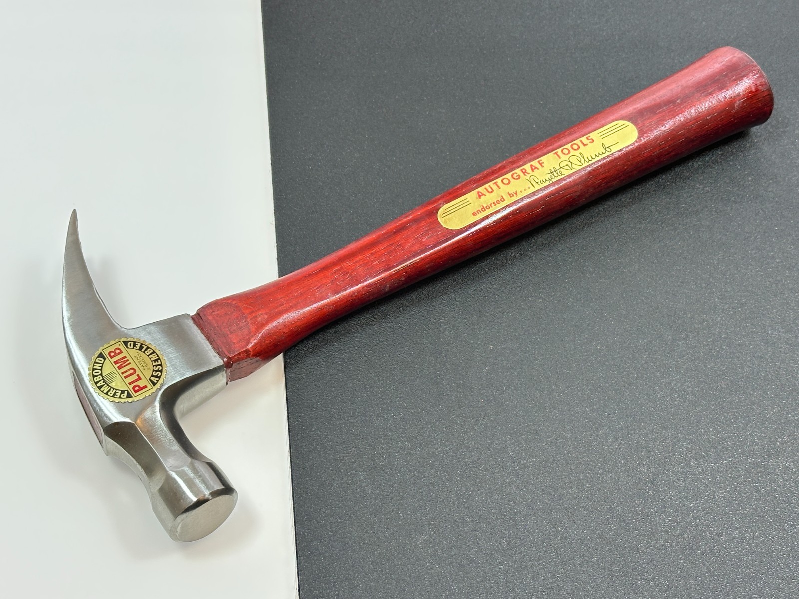 🇺🇸 Plumb USA CR11-1/2 16oz Fayette R Autograf Permabond Claw Hammer, NEW NOS