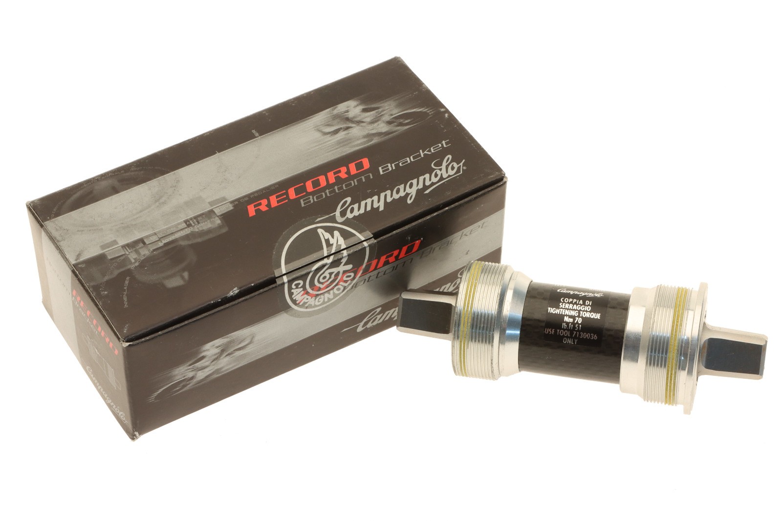 Campagnolo Record Bottom Bracket BB02-RE11IT TRIPLE Italian 111mm '02 NEW NOS