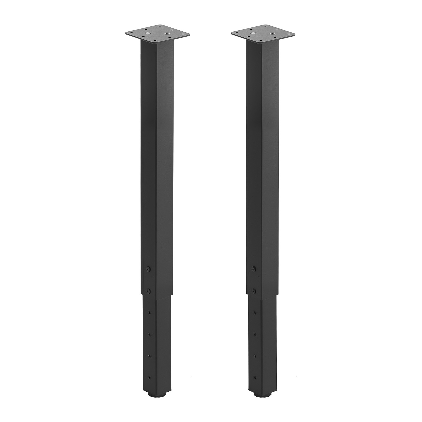 VEVOR Adjustable Steel Table Legs 24-40 in Square 1200 lbs Heavy Duty 4 PCS