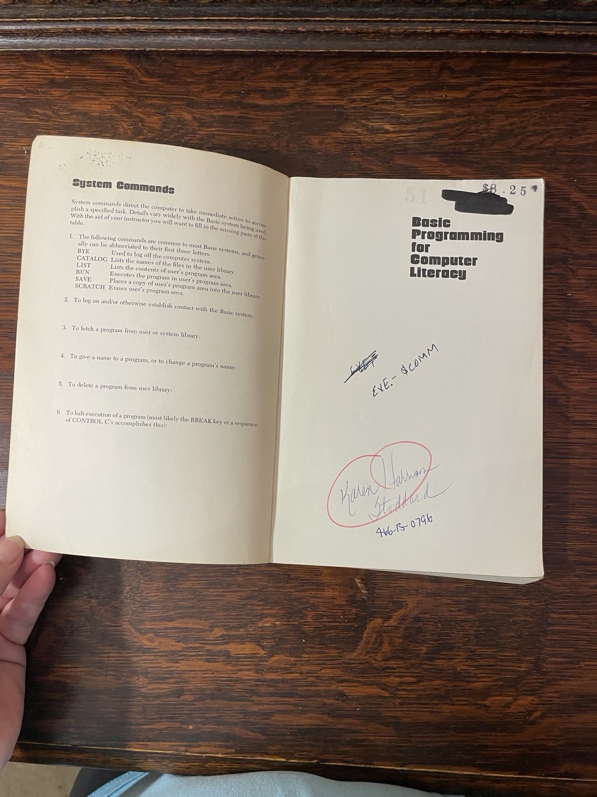 Vintage 1978 Basic Programming For Computer Literacy Paperback Book