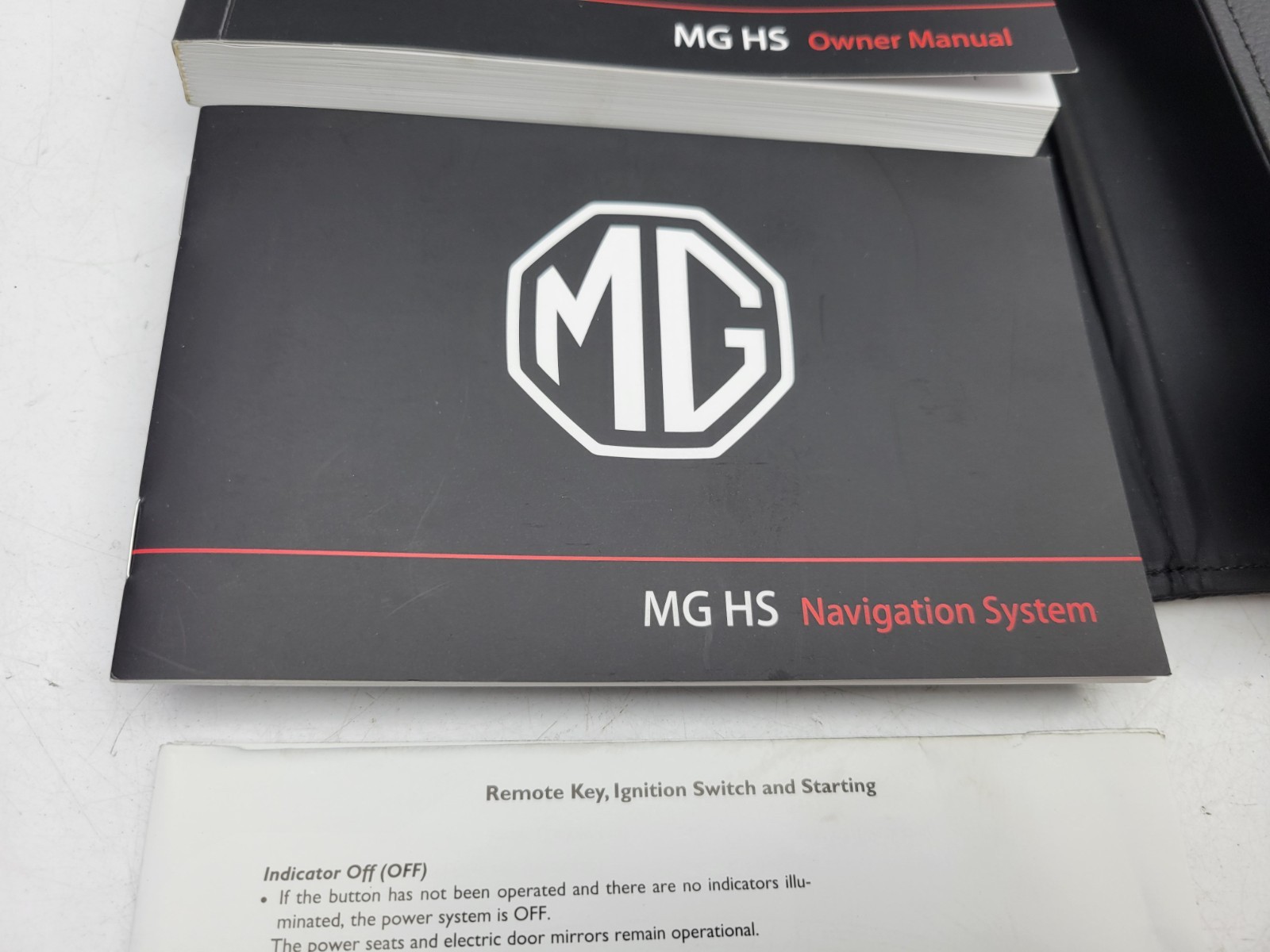 MG HS 2023 OPERATION OWNER MANUAL HANDBOOK WALLET