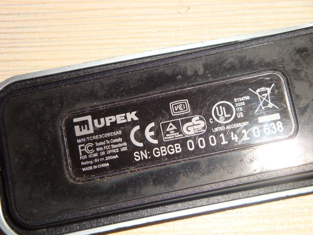 Used UPEK Eikon TCRE3C USB Bio Fingerprint Reader