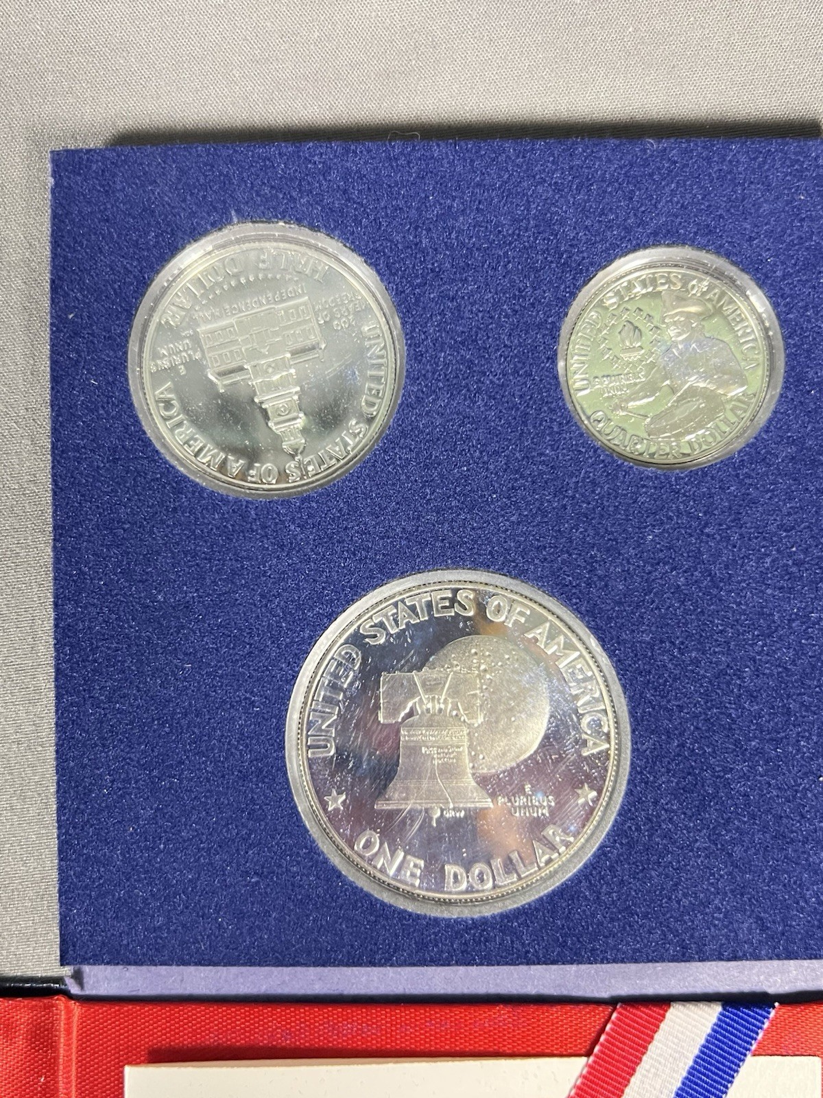 1976 Bicentennial Silver Proof Set + Silver Uncirculated Set US Mint 40% 6 Coins