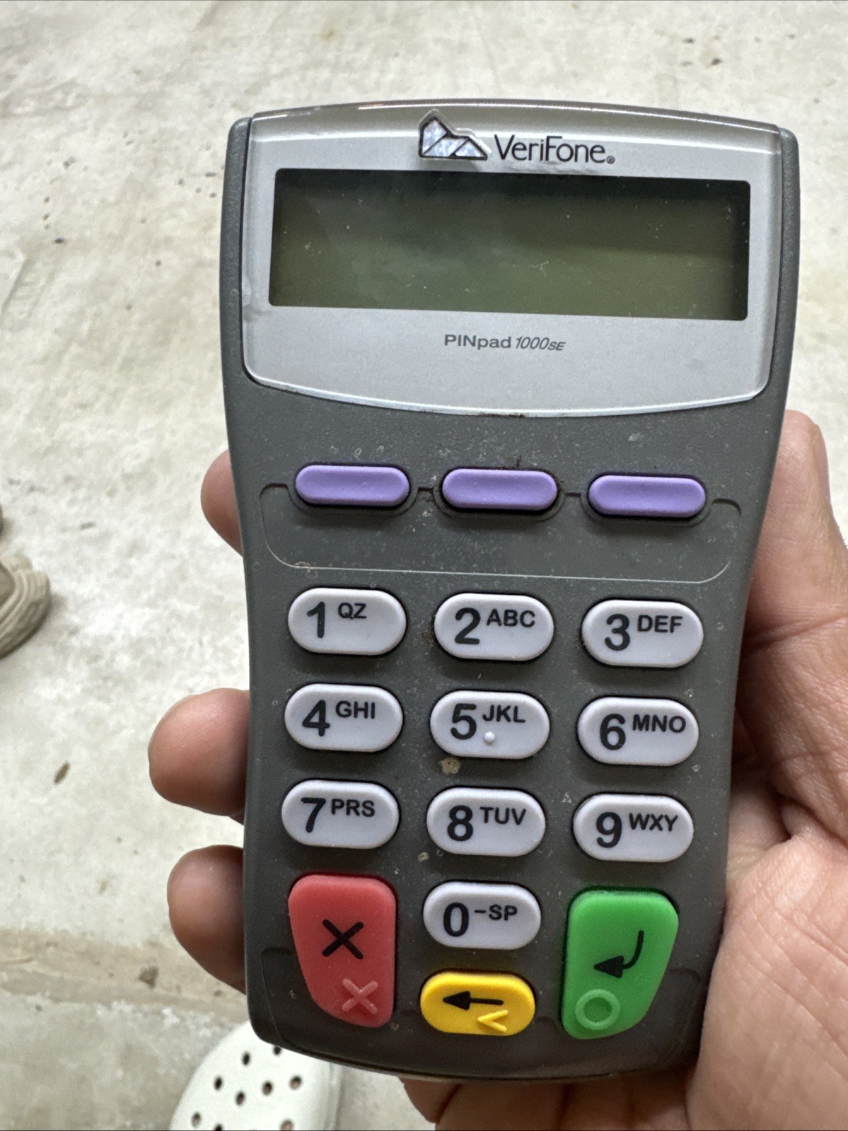Verifone PINpad 1000se - Unable To Test