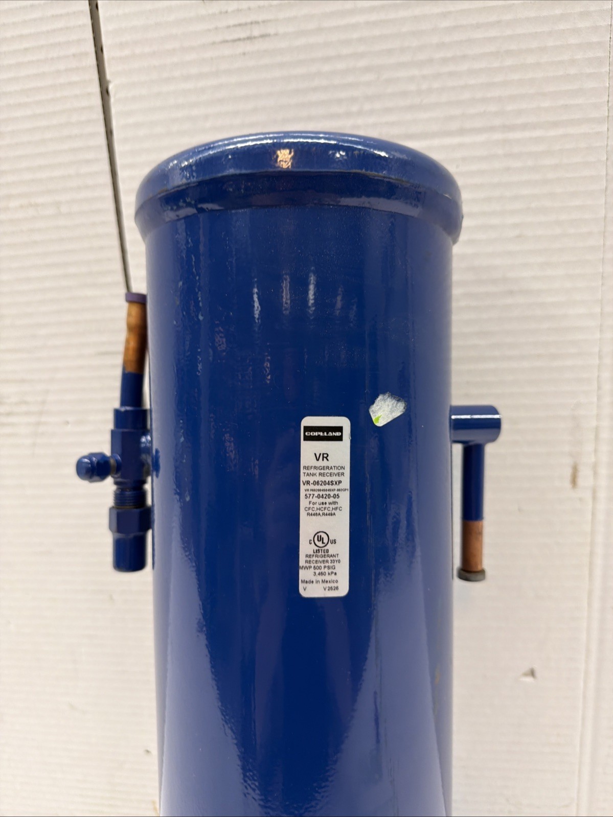 Copeland VR-06204SXP EMERSON RECEIVER TANK