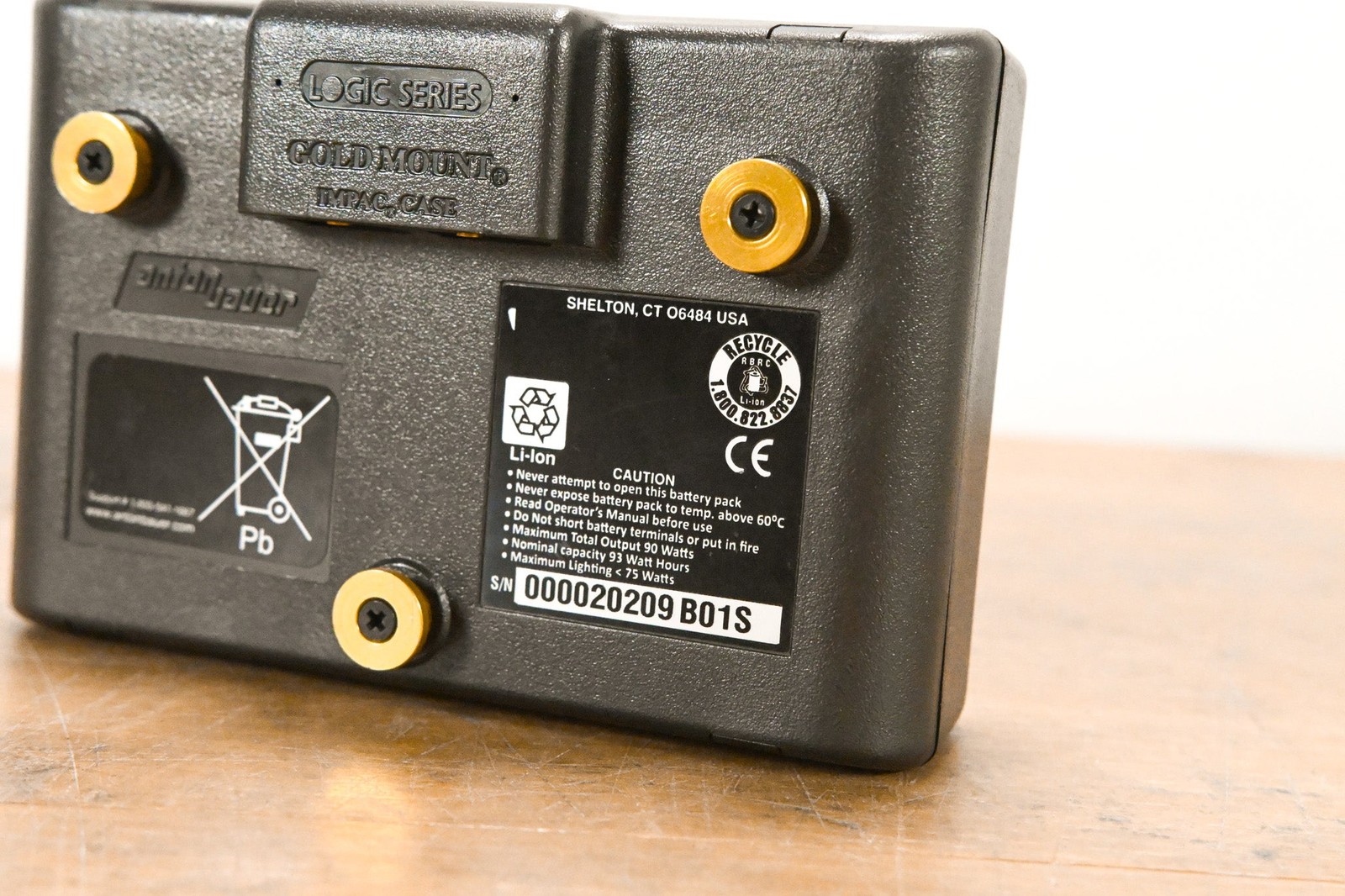 Anton Bauer Dionic Interactive Gold-Mount Battery CG011HF