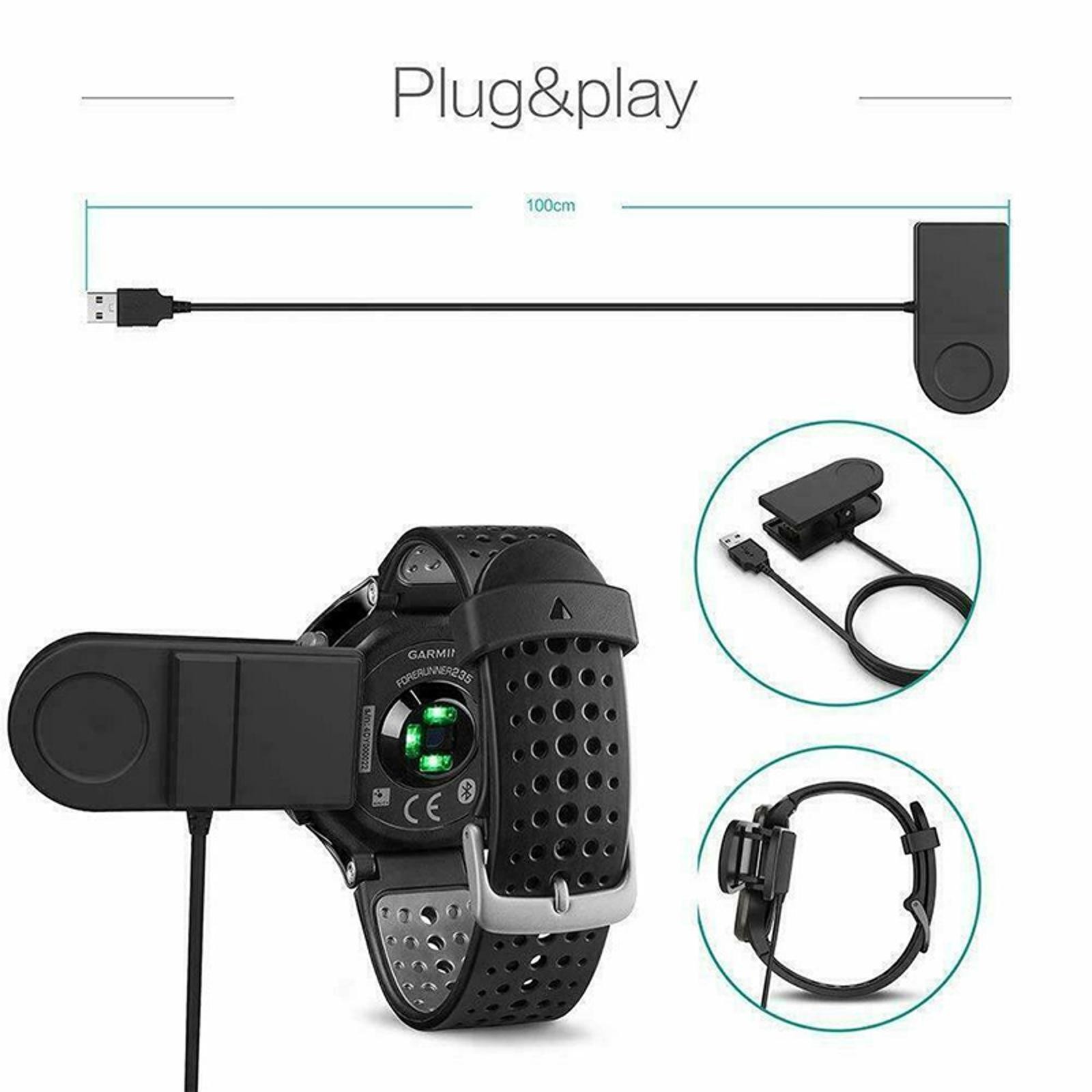 Charging Cable for Garmin Forerunner 235//230/630/735XT/Approach S20 Smart Watch