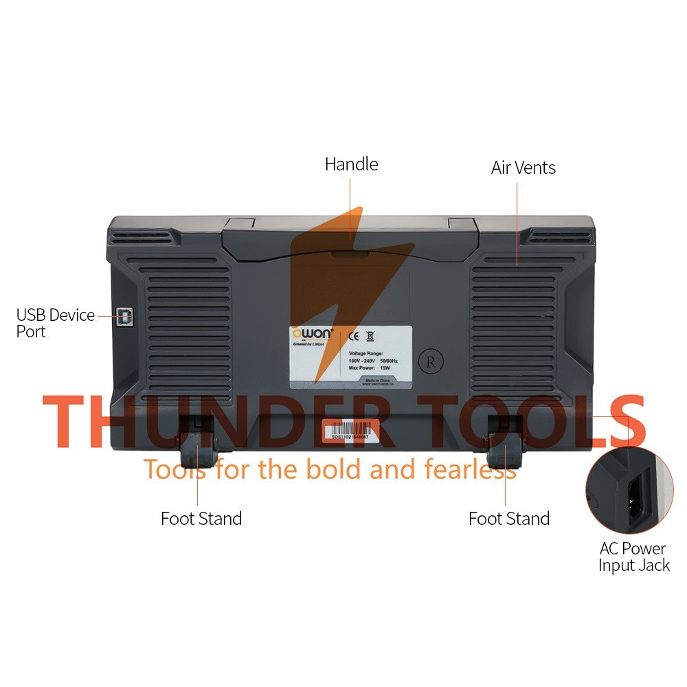 Thunder Tools Owon SDS1202 Oscilloscope Oscillometer Digital Storage