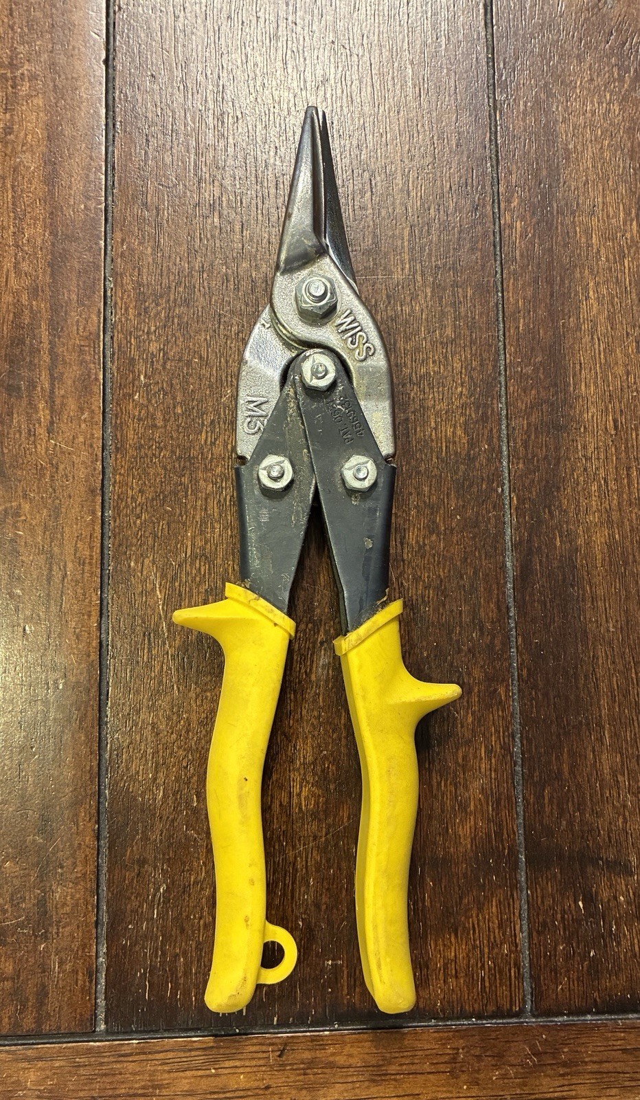 Vintage Wiss M3 Tin Snips Straight Cut Aviation 10" Metal Shears Made in USA VGC