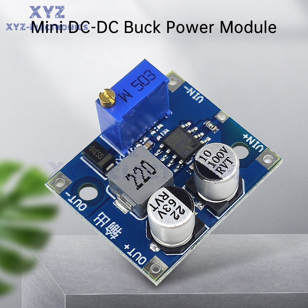 Mini DC-DC Step-Down Power Module Buck Converter 5-80V to1-62V Adjustable 1.5A