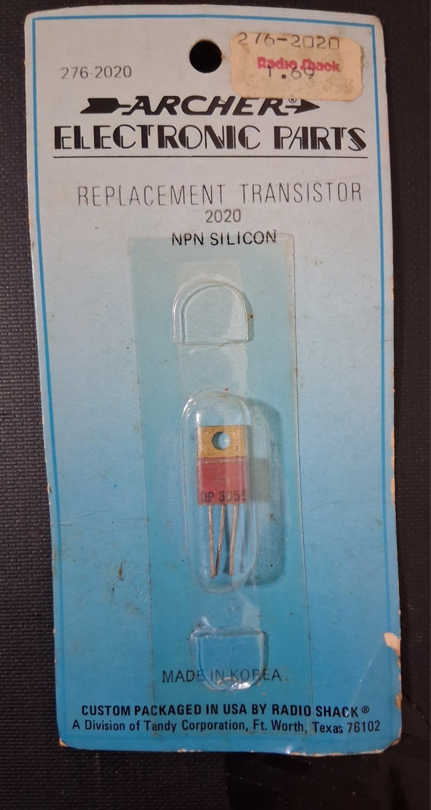 Vintage Archer 276 2020 Replacement Transistor PNP Silicon NOS