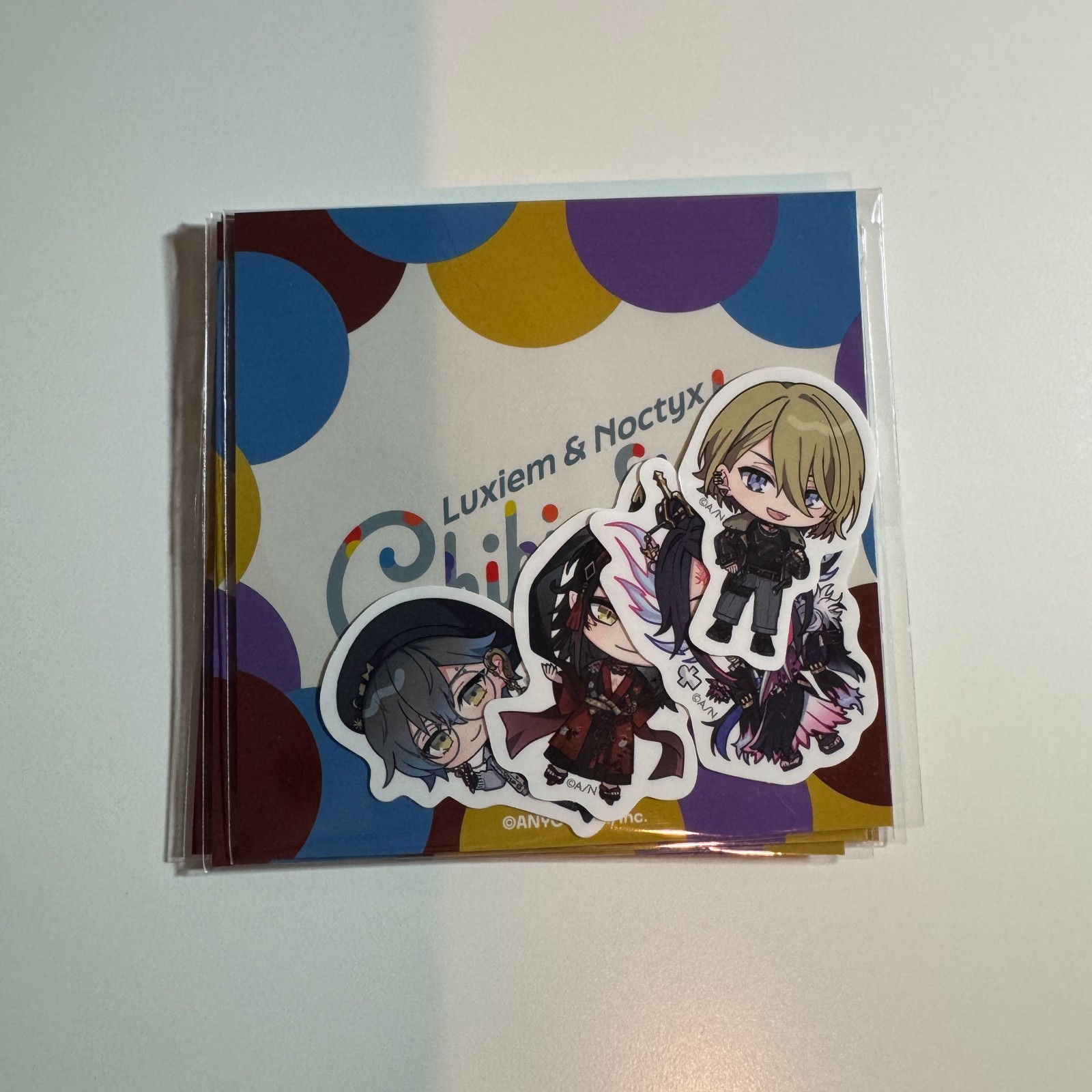 "Luxiem & Noctyx Chibi-Style" Sticker Set Luxiem