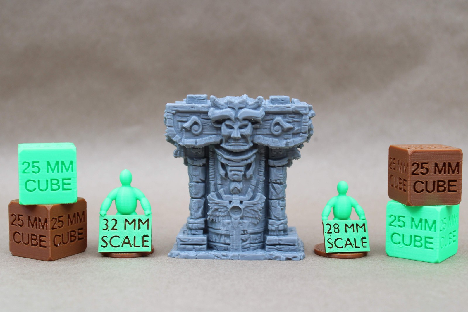 Tabletop Terrain Shrine Idol Stone Barbarian Goblin 28mm skirmish rpg wargame