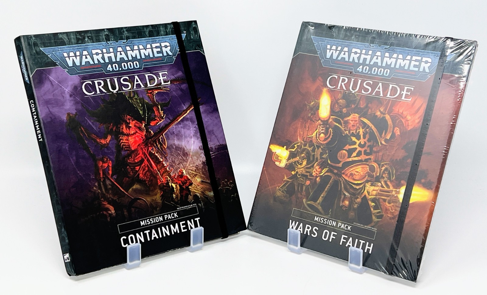 Warhammer 40k: Book lot - Crusade: Containment + Crusade: Wars of Faith GW