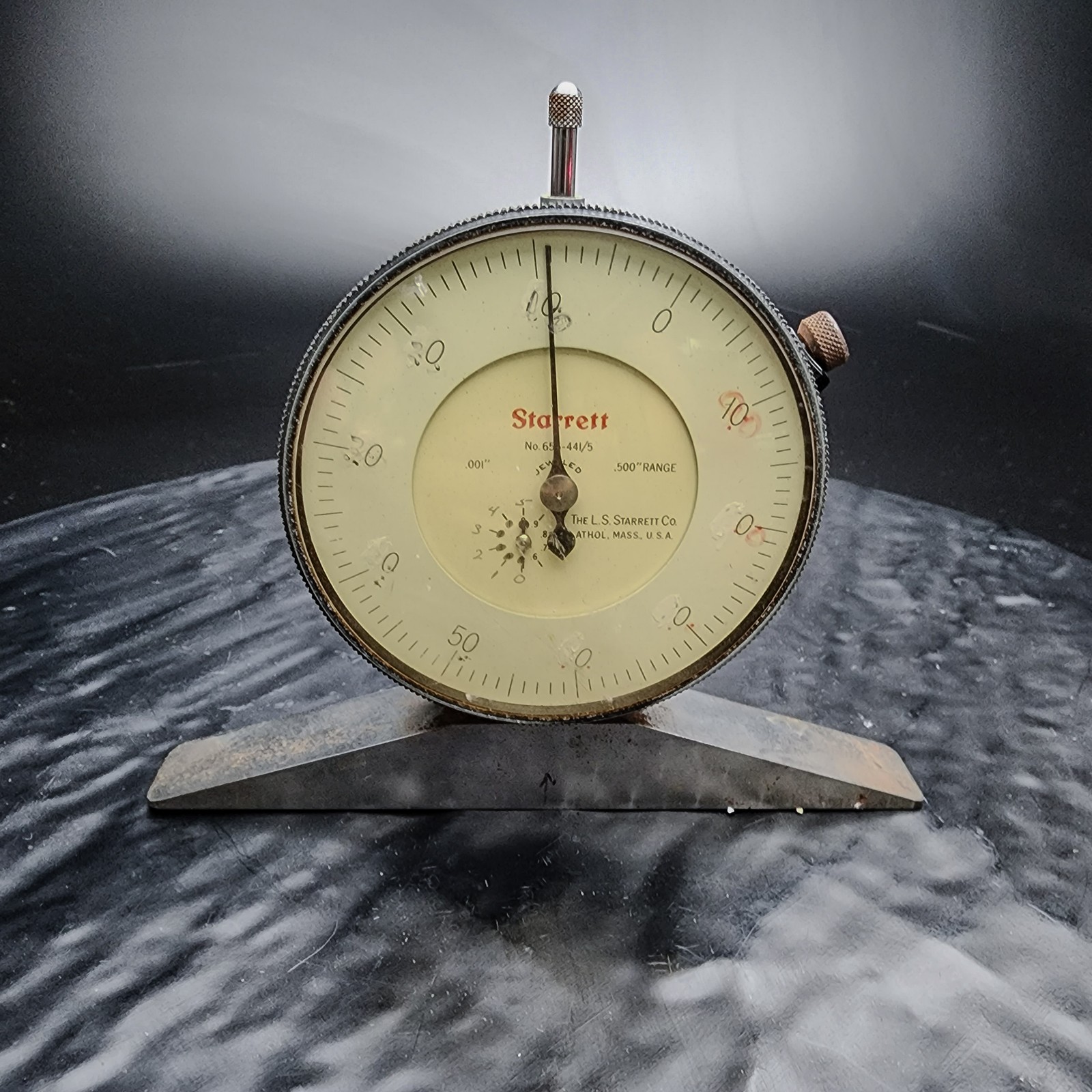Starrett 656-441/5 .001 .500 Range Dial Indicator with Fixture Tool 🛠️📏