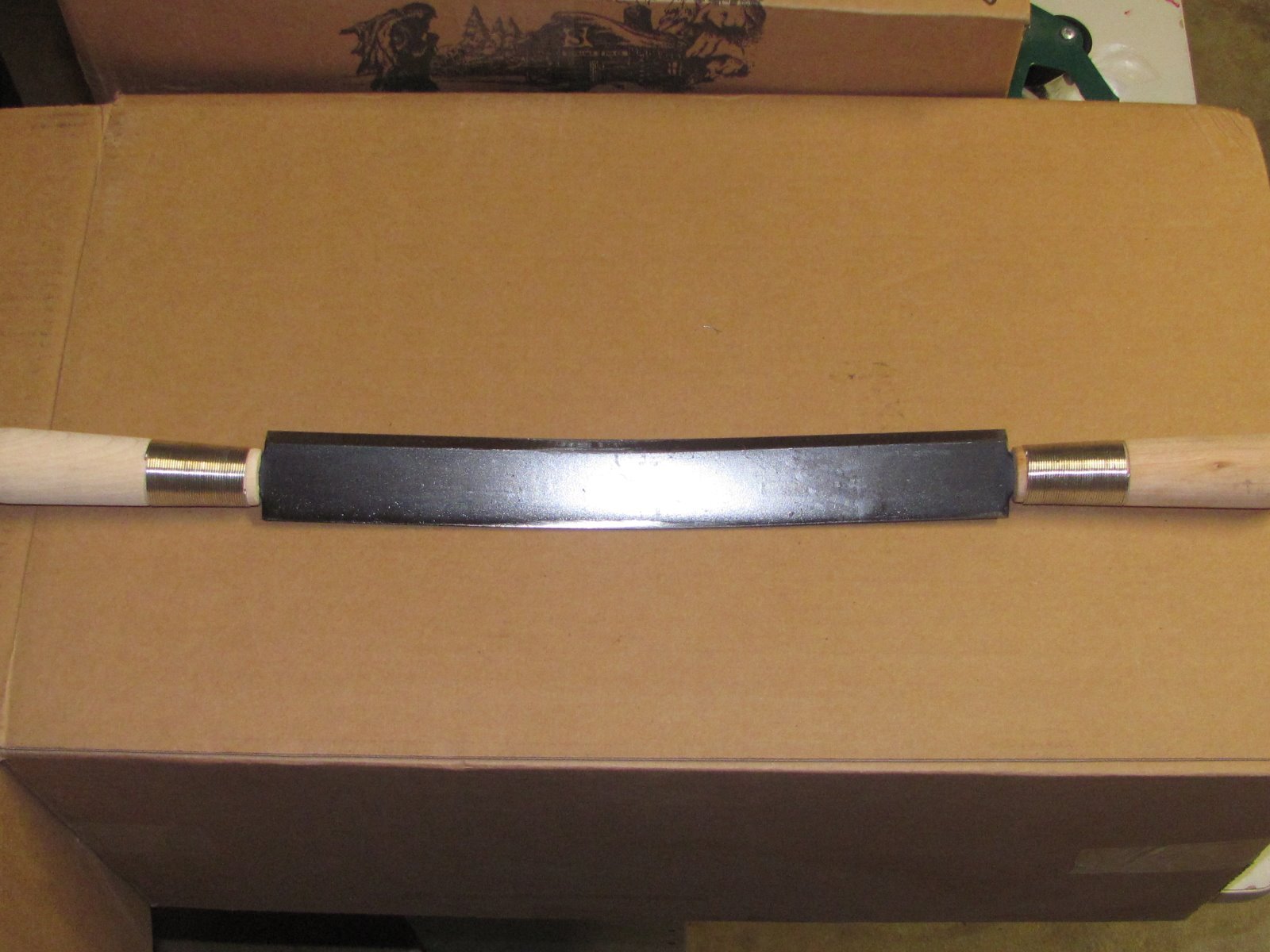 12" Double Edge Fleshing Knife   Traps  Trapping Snare Raccoon Muskrat  NEW SALE