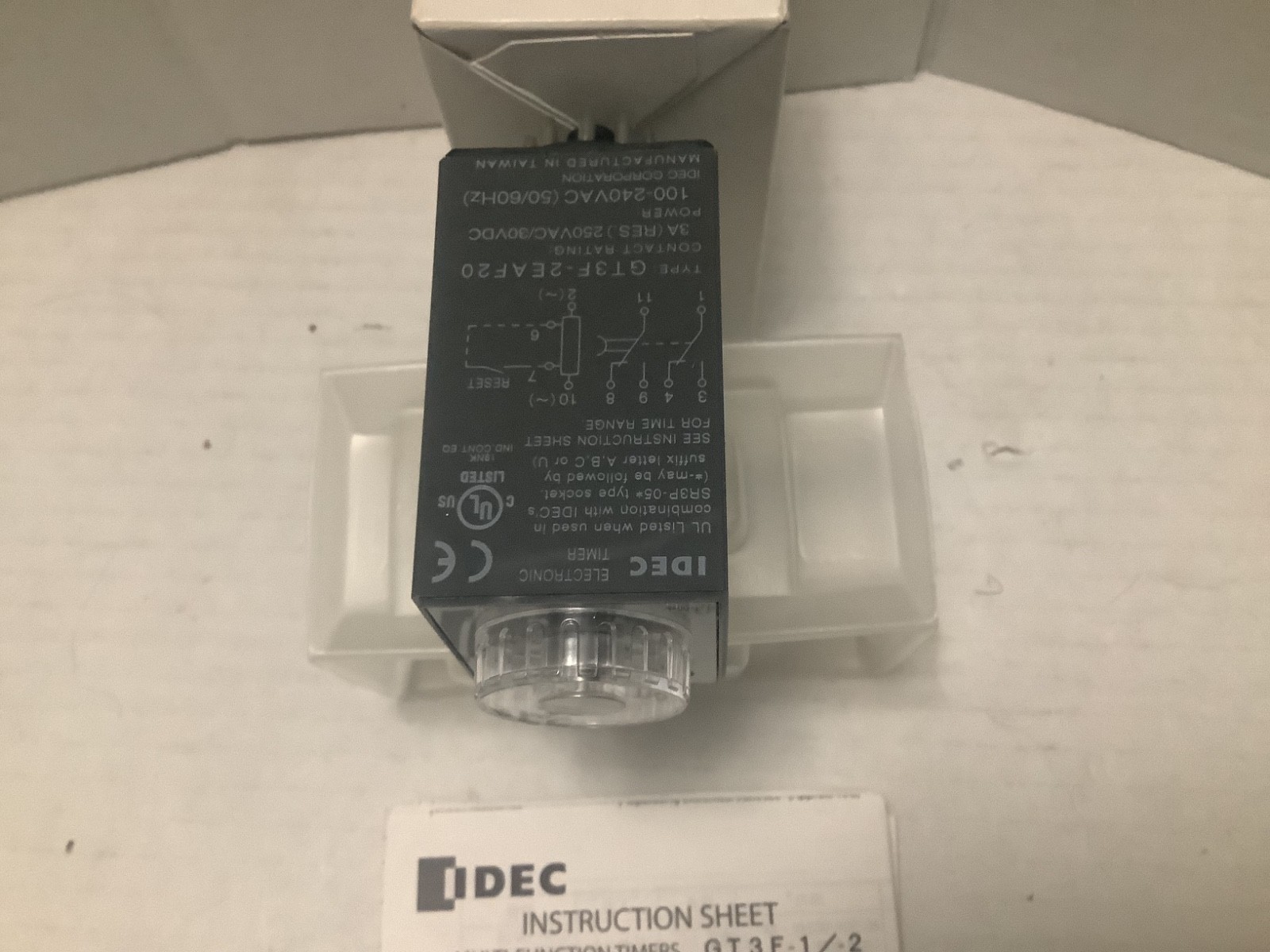 IDEC GT3F-2EAF20 / GT3F2EAF20 (NEW IN BOX) SHIPS SAME DAY!!