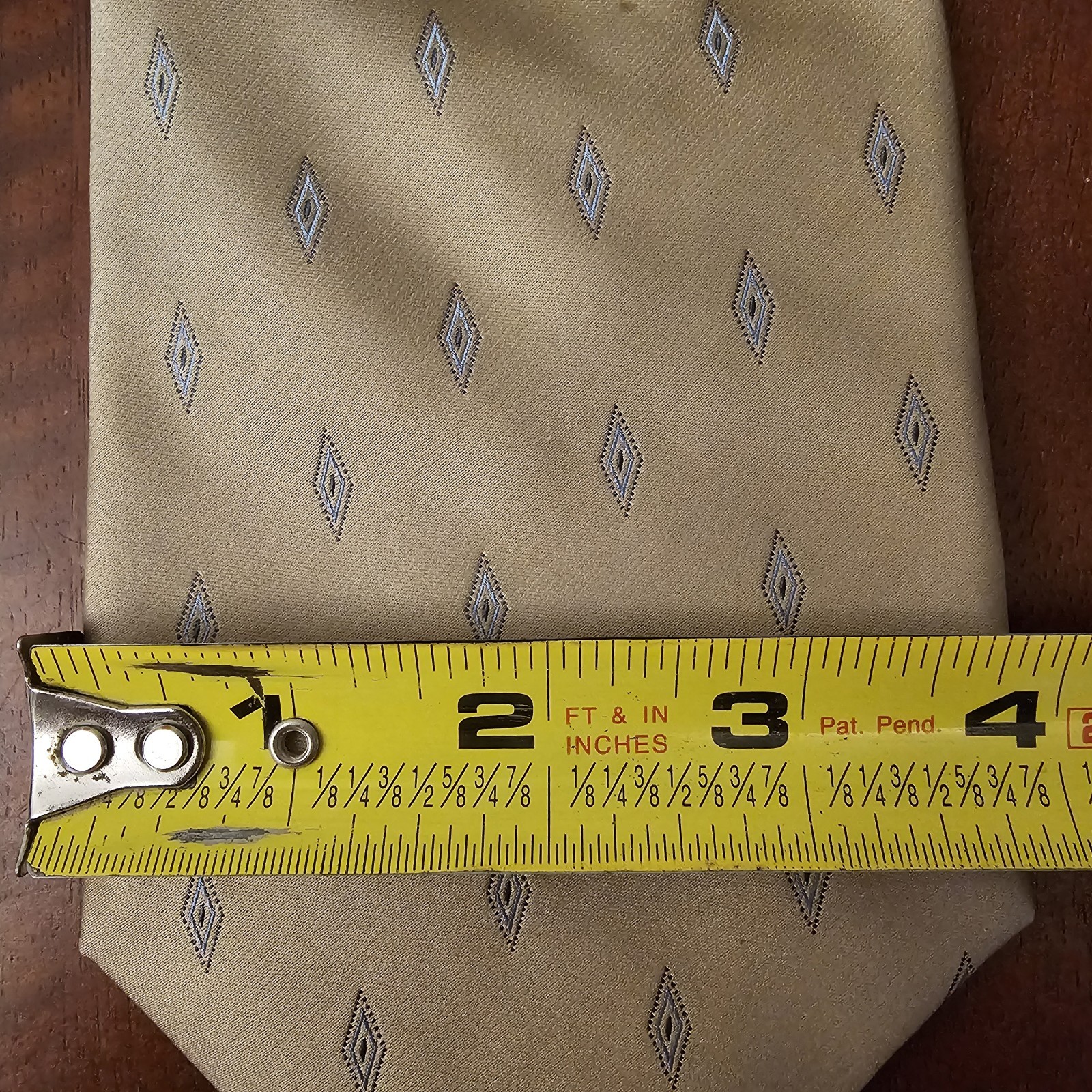Calvin Klein Men's Silk Tie Beige/Tan
