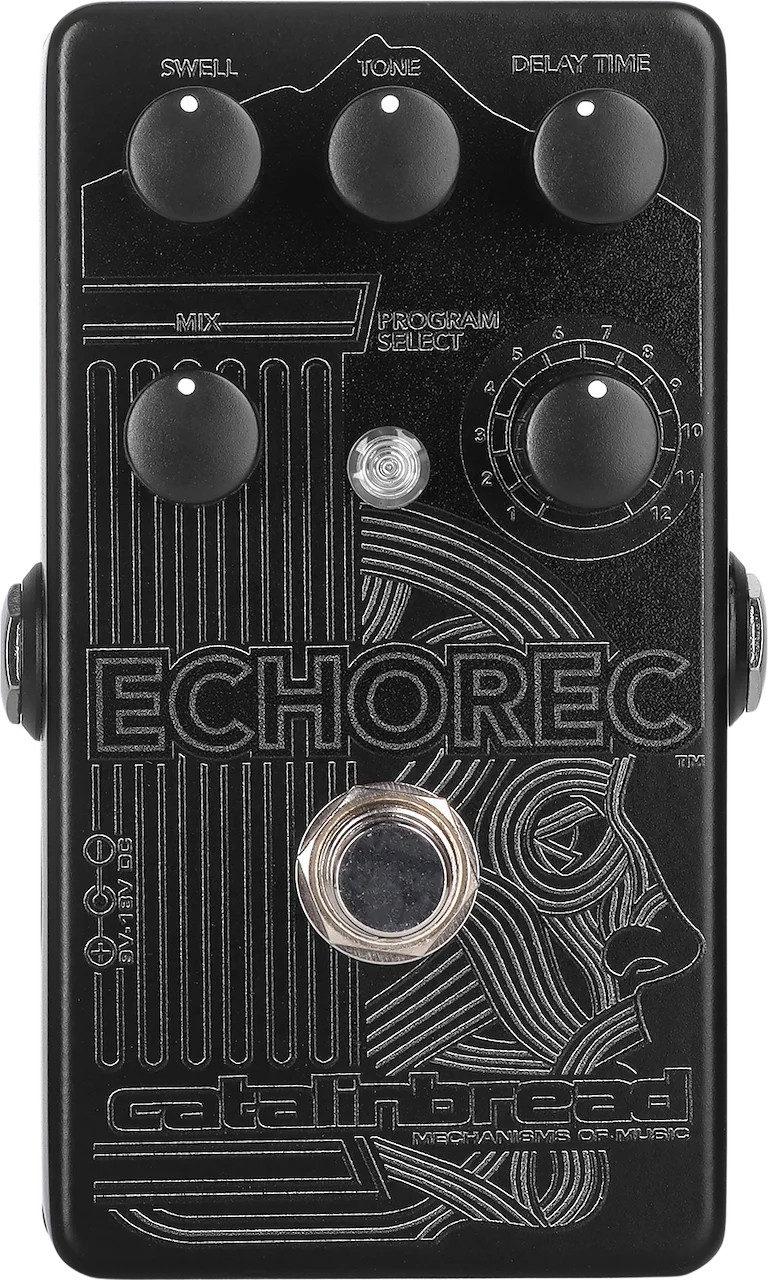Catalinbread ECHOREC Modulated Reverb Pedal Blackout Limited Edition