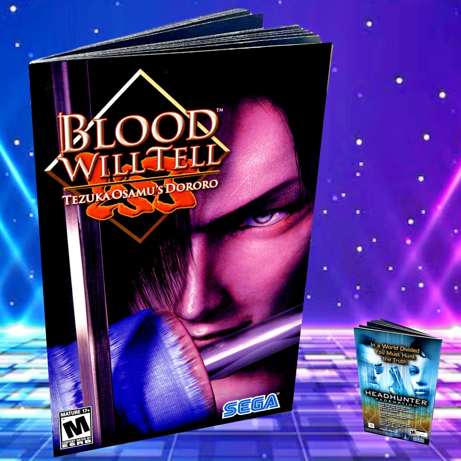 Replacement Manual for - Blood Will Tell - Sony PS2 Instruction Booklet