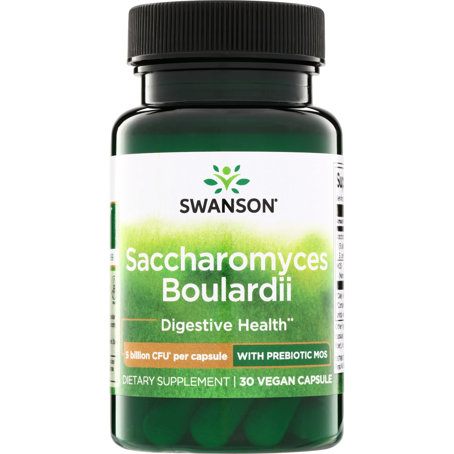 Swanson Saccharomyces Boulardii 5 Billion Cfu 30 Veggie DrCapsules