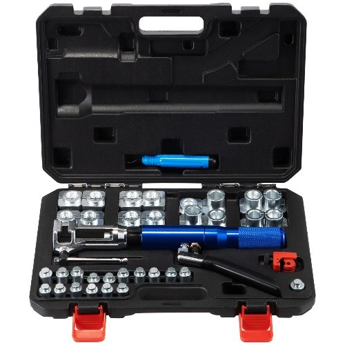 Hydraulic Expanding and Double Flaring Tool Kit 45° HVAC Copper Tube Expander