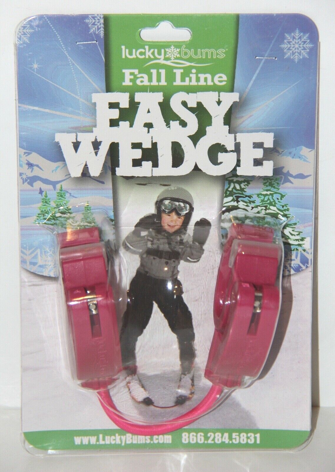 Lucky Bums Fall Line Easy Wedge - For Kids - Pink - NEW