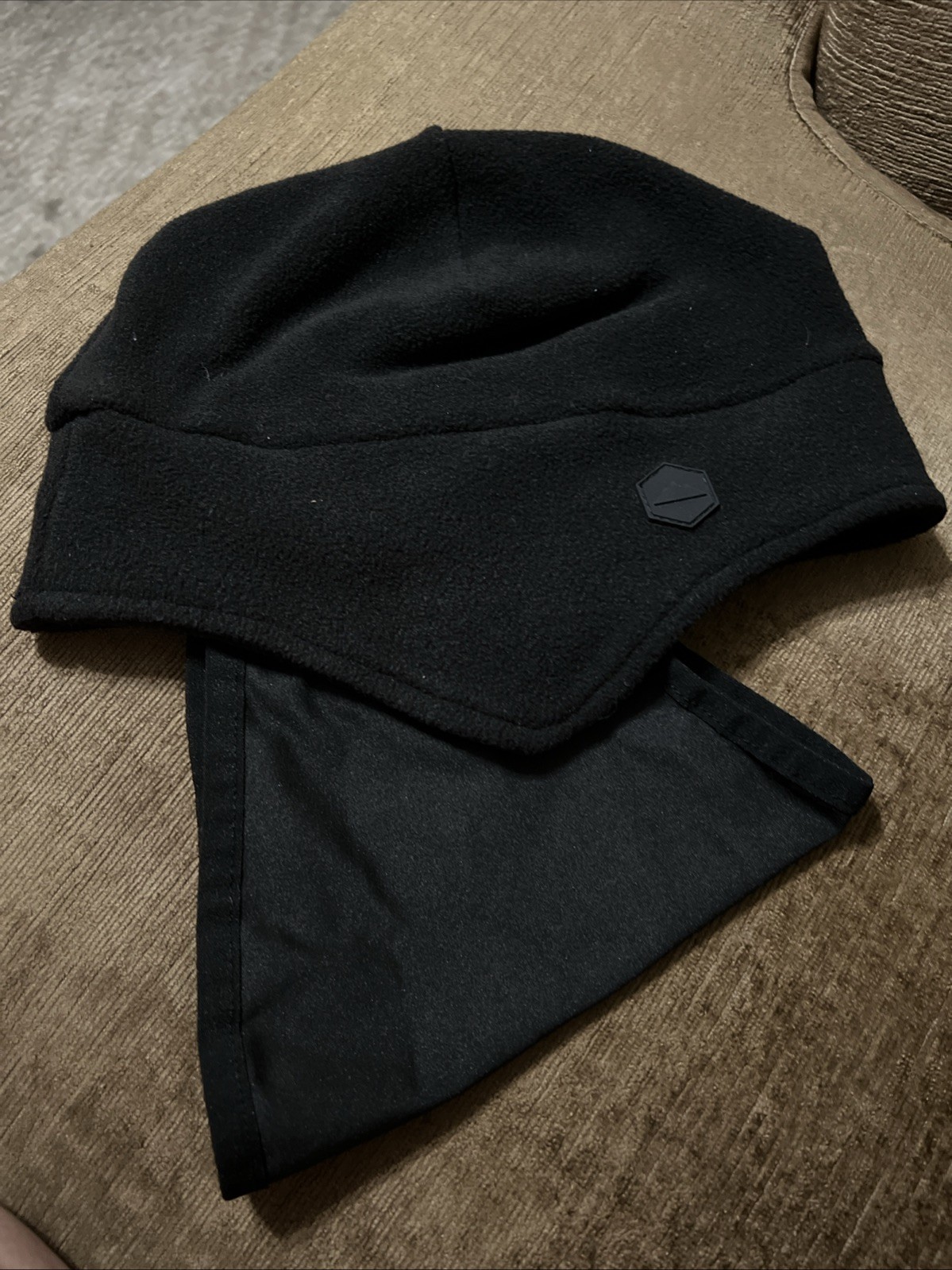 Black Fleece Cycling Helmet Liner