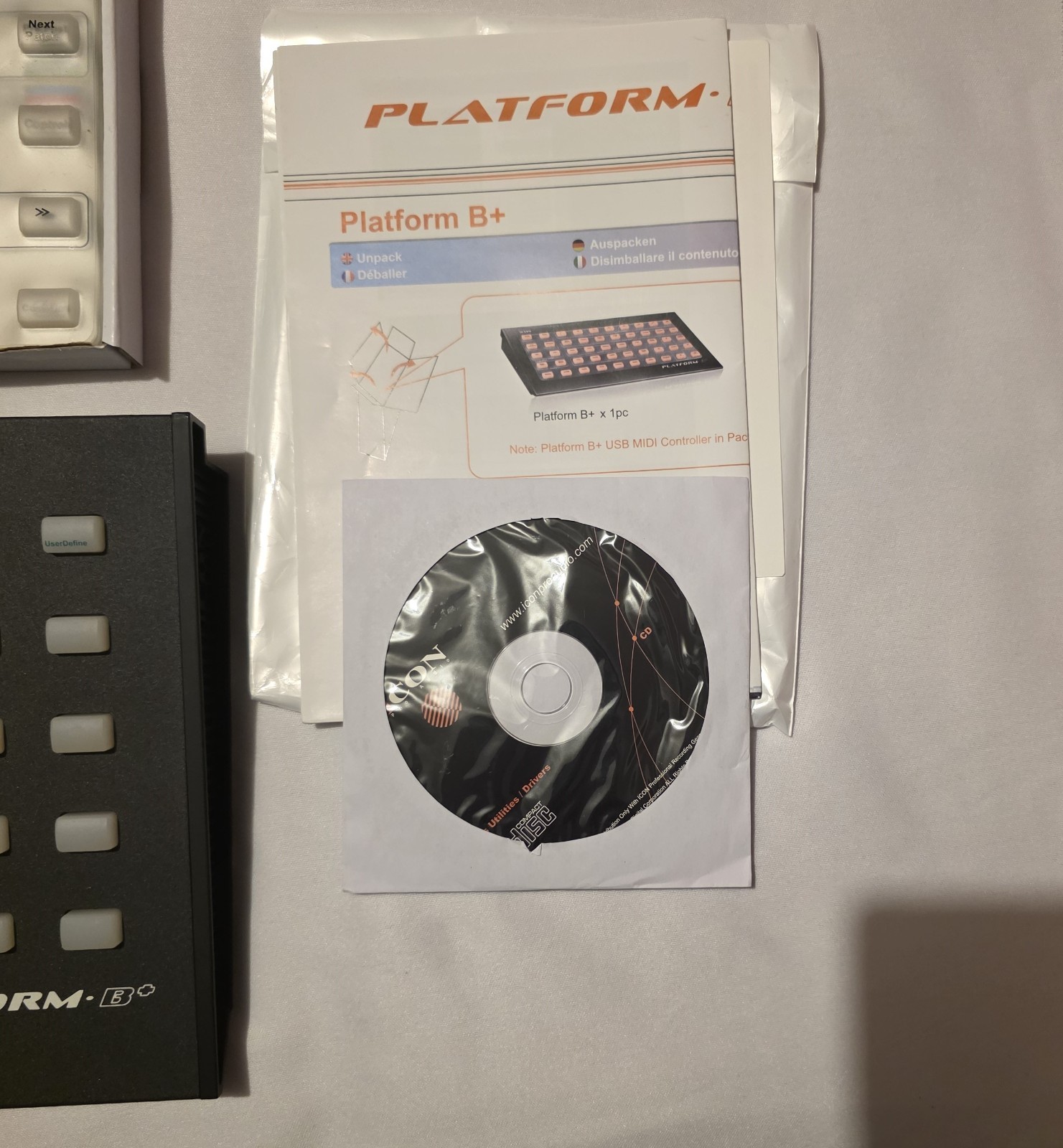 Icon Pro PLATFORM B+ 50 Button Module for Platform M+ DAW Control Surface