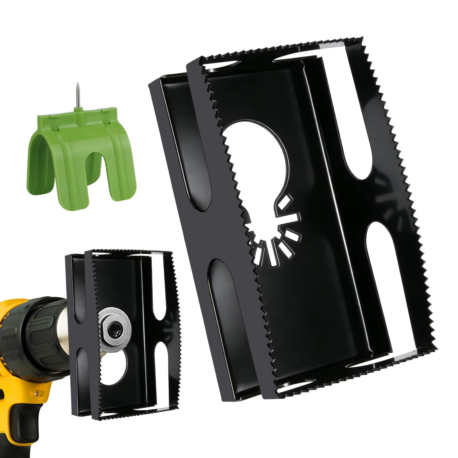Drywall Cutter Tool - Square Slot Cutter for Oscillating Multi-Tools, Stainless
