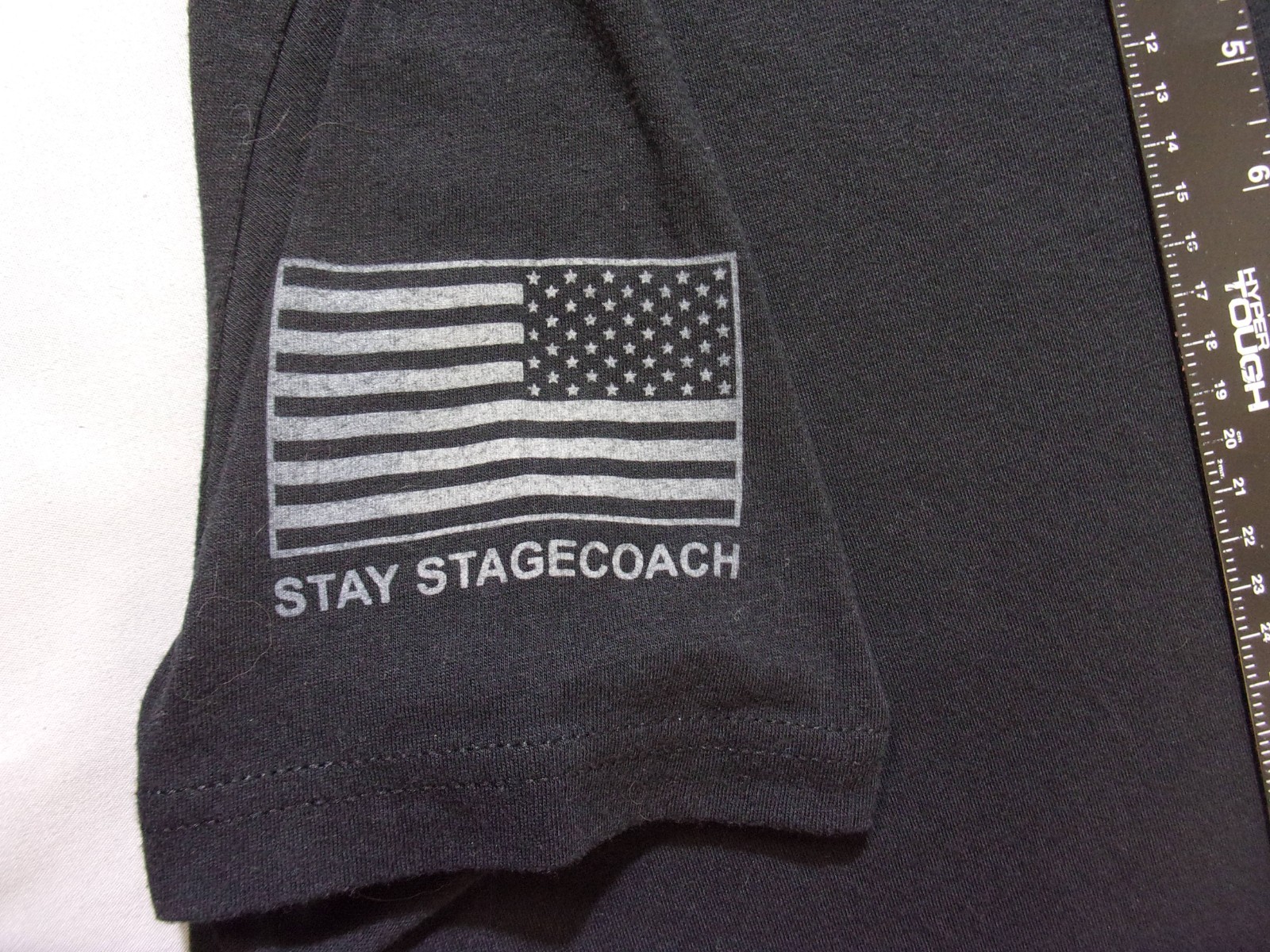 DISCONTINUED 68TH CSSB STAGECOACH 4TH INFANTRY DIVISION BLACK UNIT SHIRT LARGE