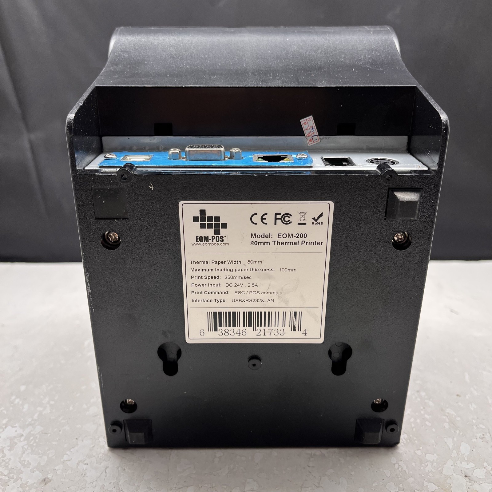 EOM-POS EOM-200 POS Thermal Receipt Printer USB Serial Ethernet K6