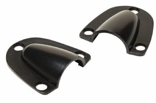Seachoice UV/Weather Resistant Molded Clam Shell 2" x 2-3/8" Large Black 16191