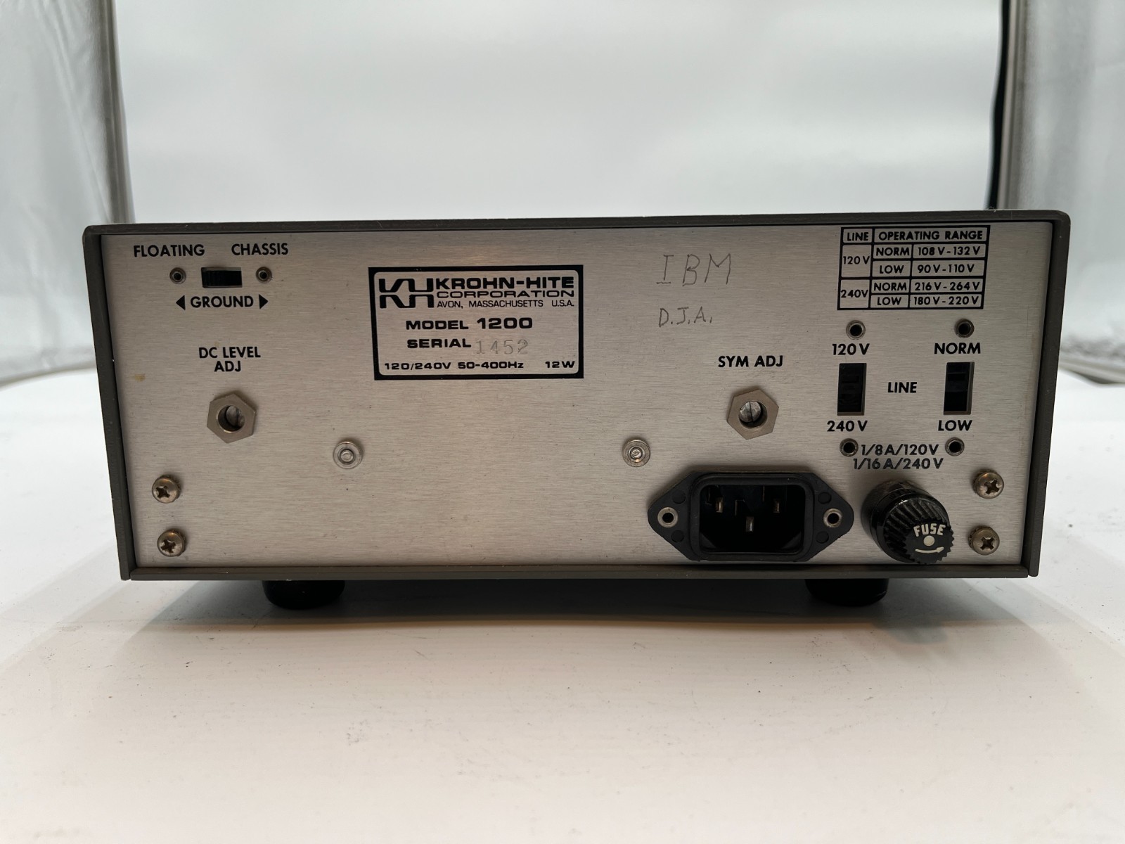 Krohn-Hite 1200 Sweep Generator