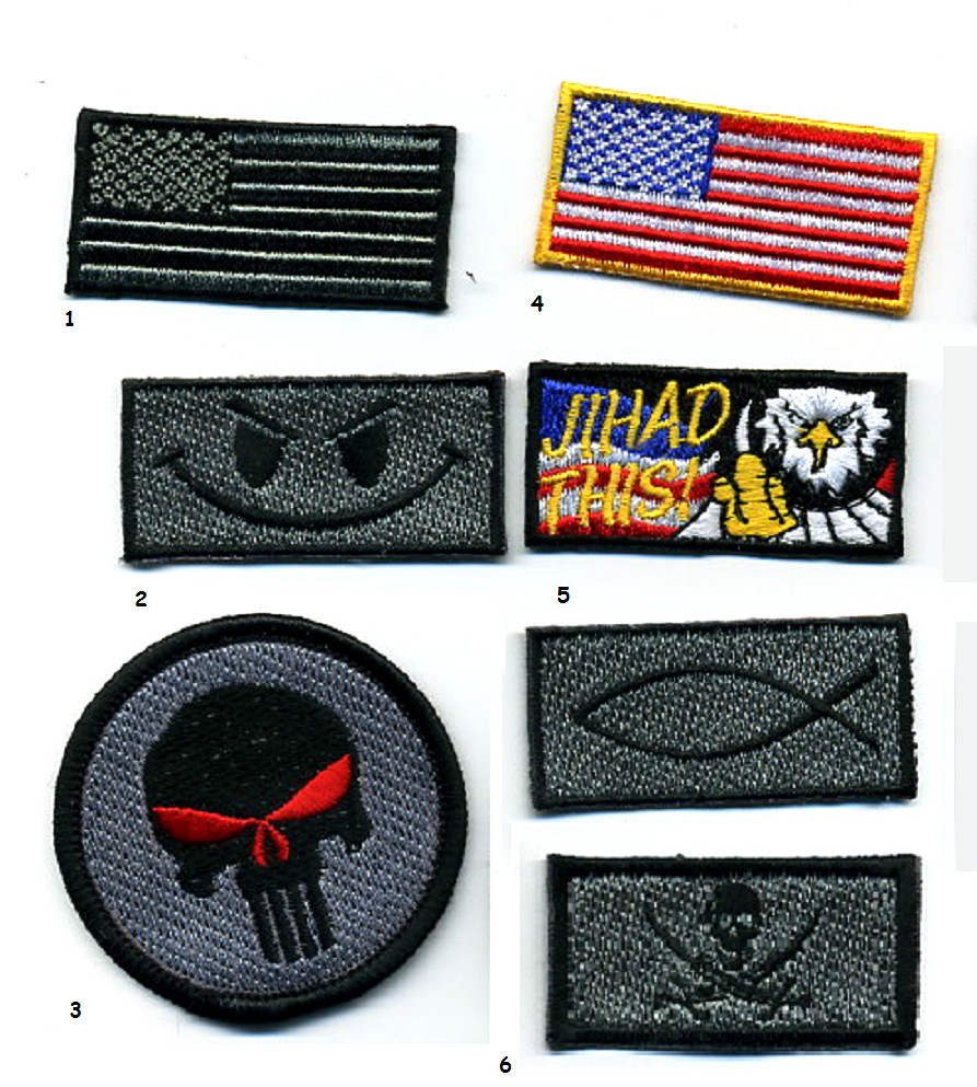 ELITE PROFESSIONALS SPECIAL WARFARE OPERATOR burdock velkrö 2-TAB SET: NINJA