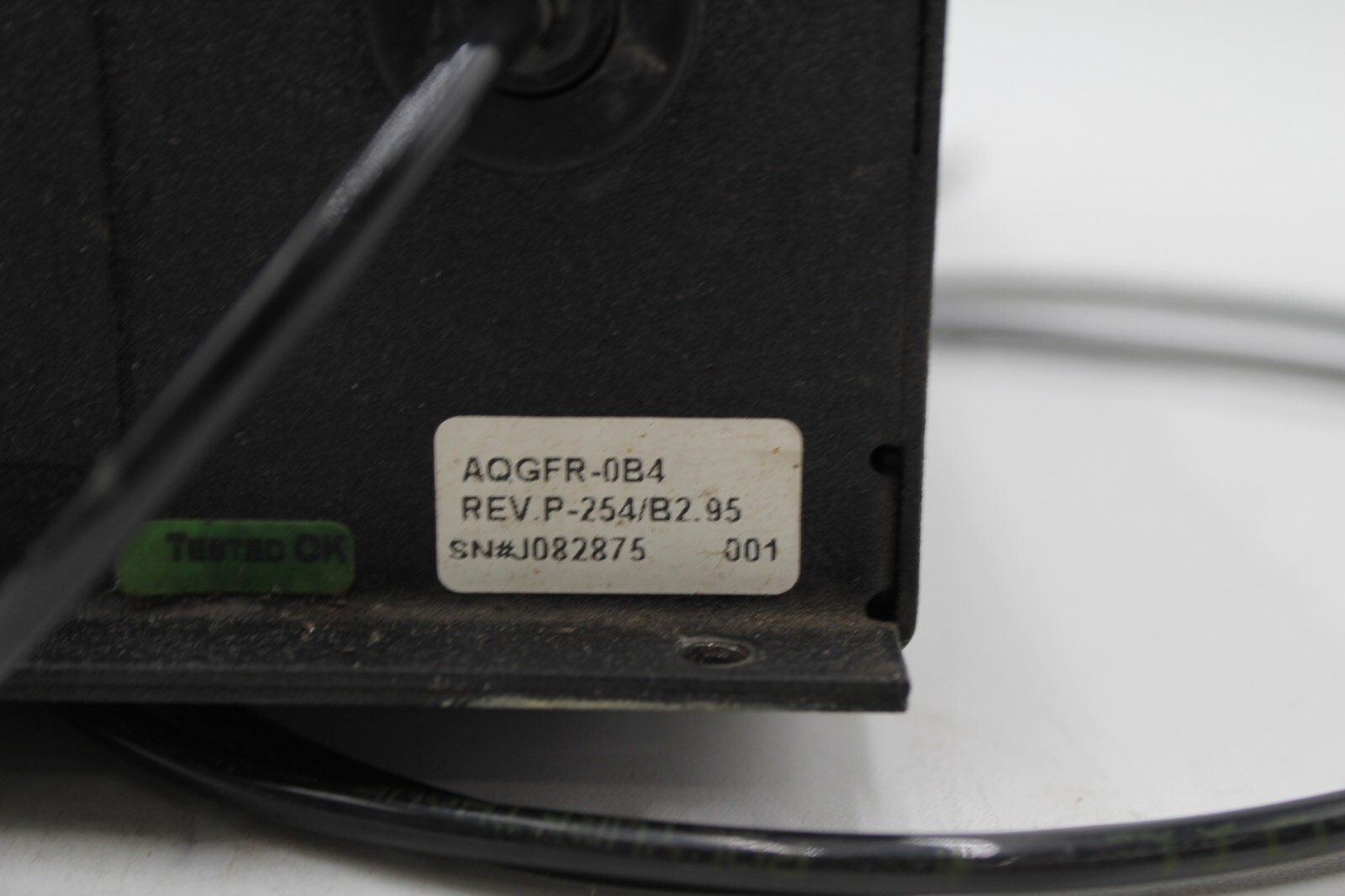 ASSEMBLY PRODUCTS AQGFR-0B4 CONTROLLER DISPLAY PANEL