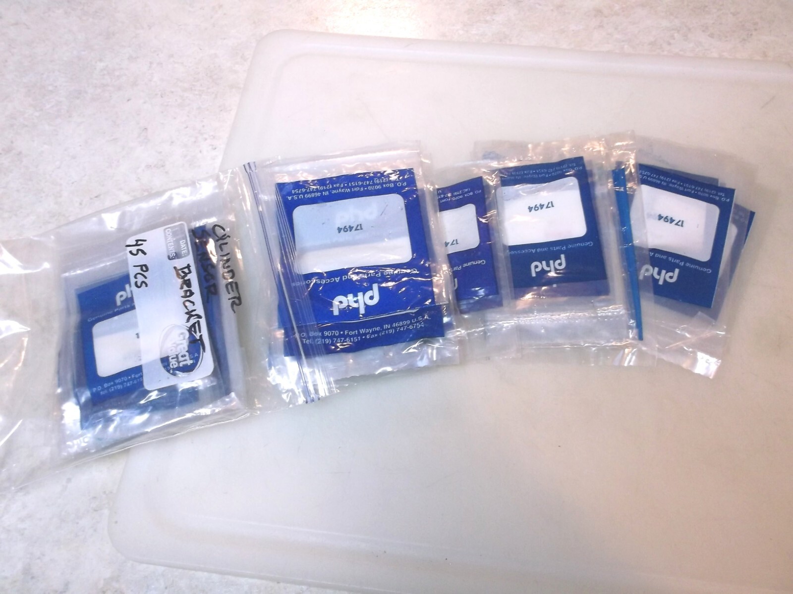 PHD 17494 Cylinder Sensor Bracket / Clamp (Set of 45) NiBag