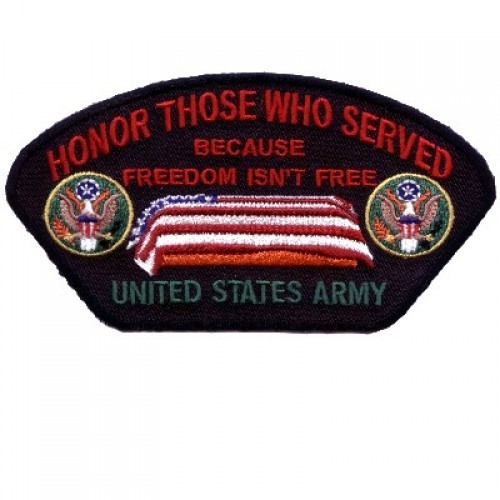 military patches HONOR THOSE WHO SERVED US ARMY patch NEW