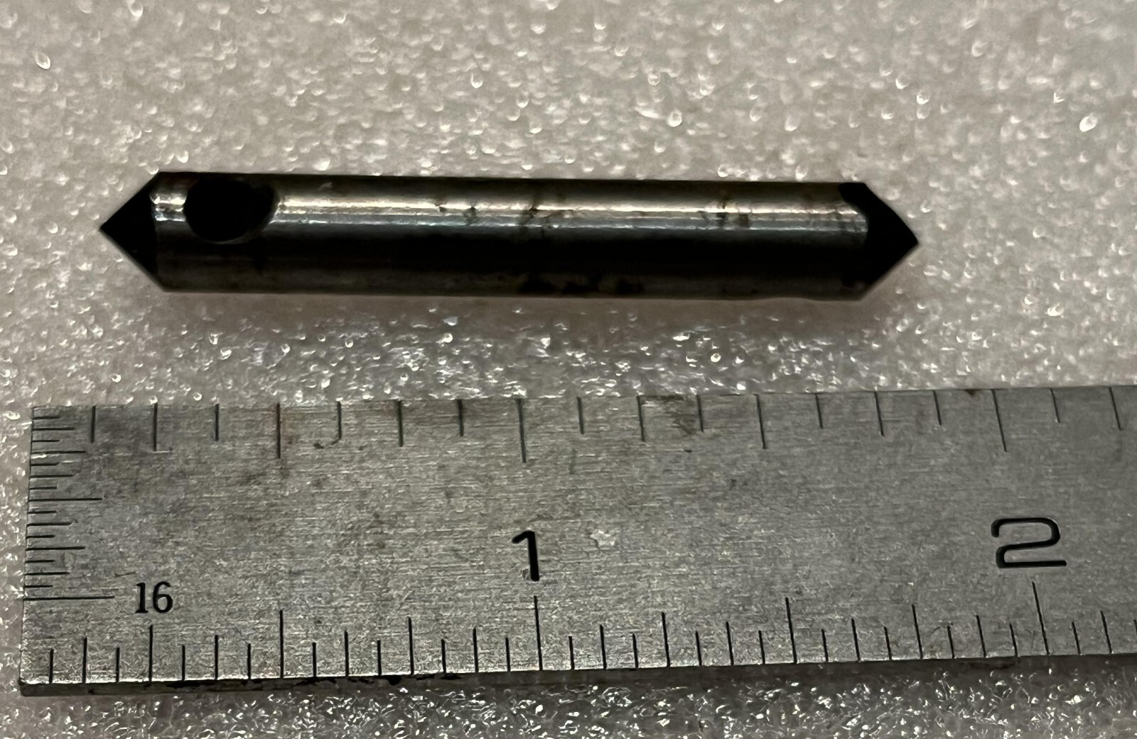 82° DOUBLE-END DEBUR TOOL 1/16"-15/64", 0 FLUTE HSS, NEW