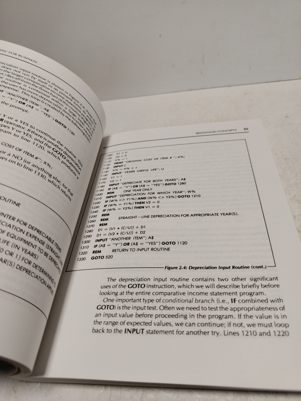 BASIC for Business 1st Edition 1982 by Douglas Hergert SYBEX Programming Book