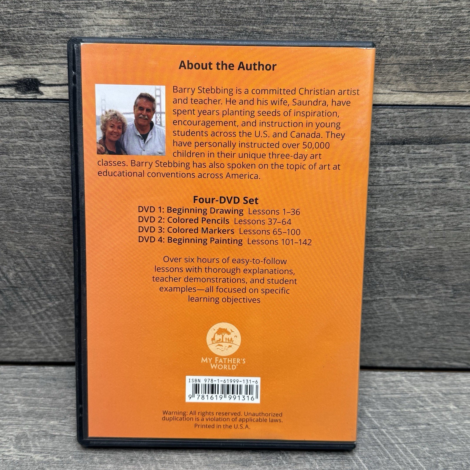 I Can Do All Things Beginning Drawing & Painting DVD by Stebing (4-Disc Set)
